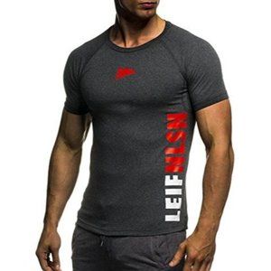 Leif Nelson Men's XXL GYM STRETCH T-Shirt